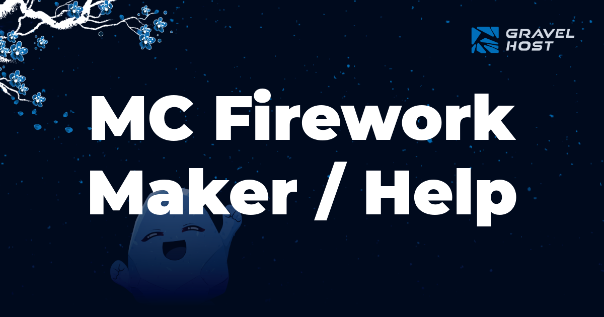 Minecraft Firework Maker Tool