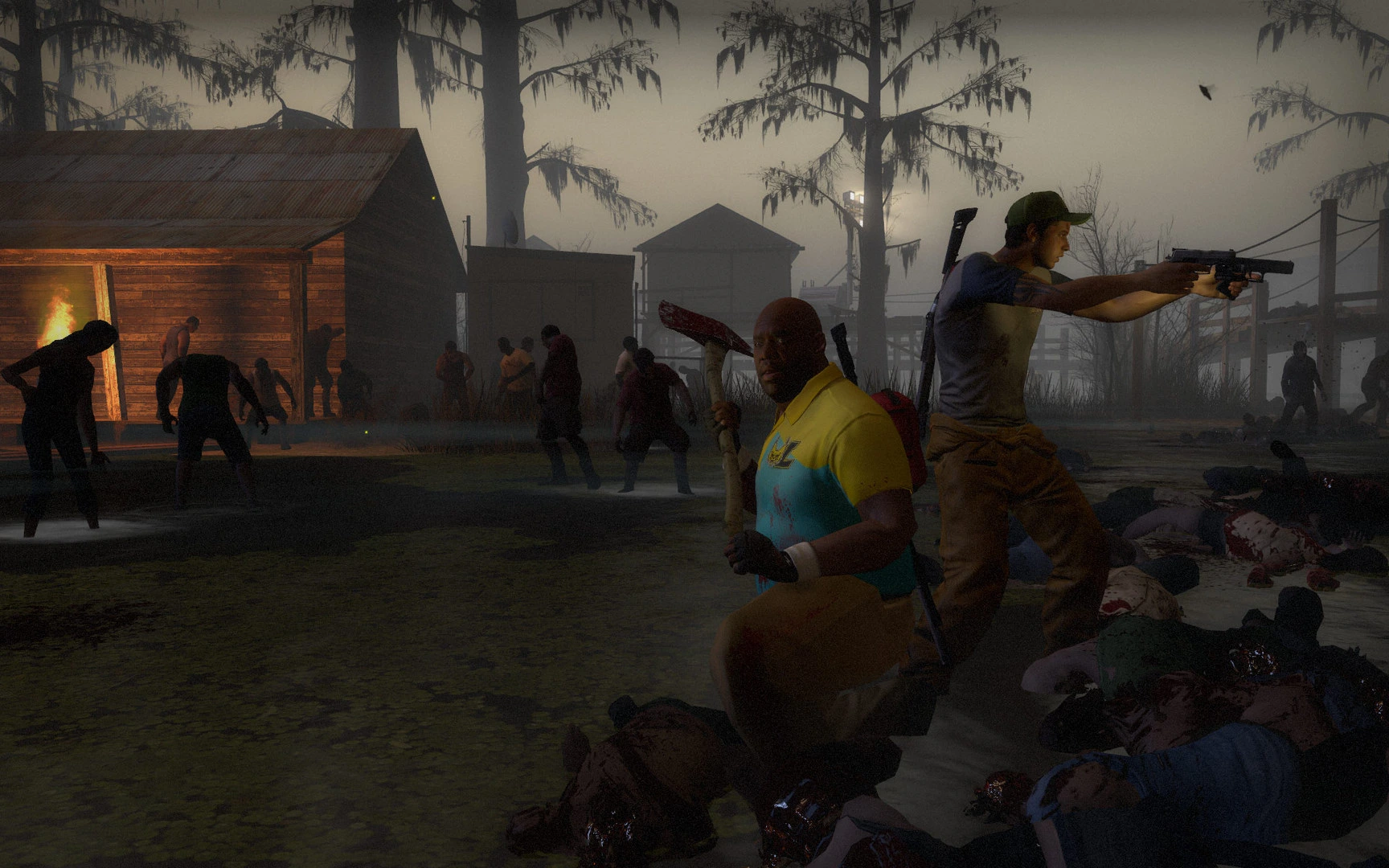 Left 4 Dead 2 gameplay - co-op zombie apocalypse FPS