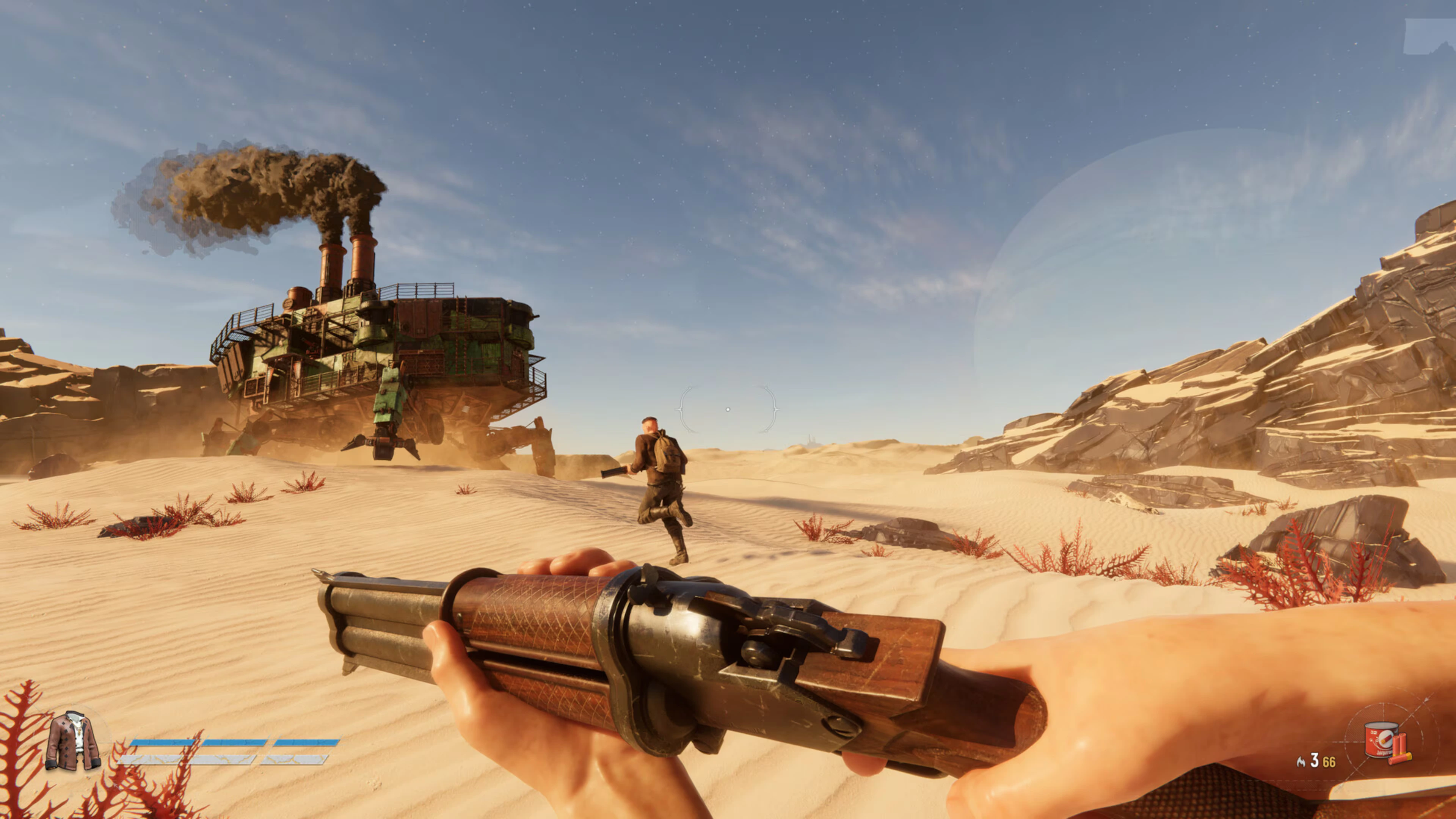 SAND gameplay - PvPvE extraction shooter across the dunes of a fallen planet