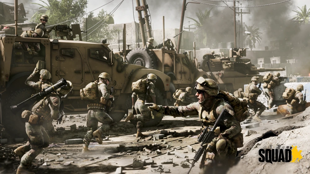 Squad gameplay - team-based combined-arms combat in Unreal Engine 4